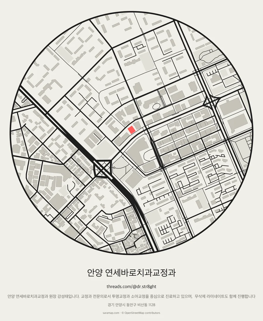 안양 연세바로치과교정과 지도 카드