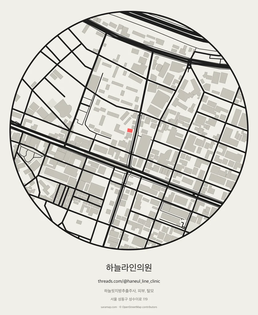 하늘라인의원 지도 카드